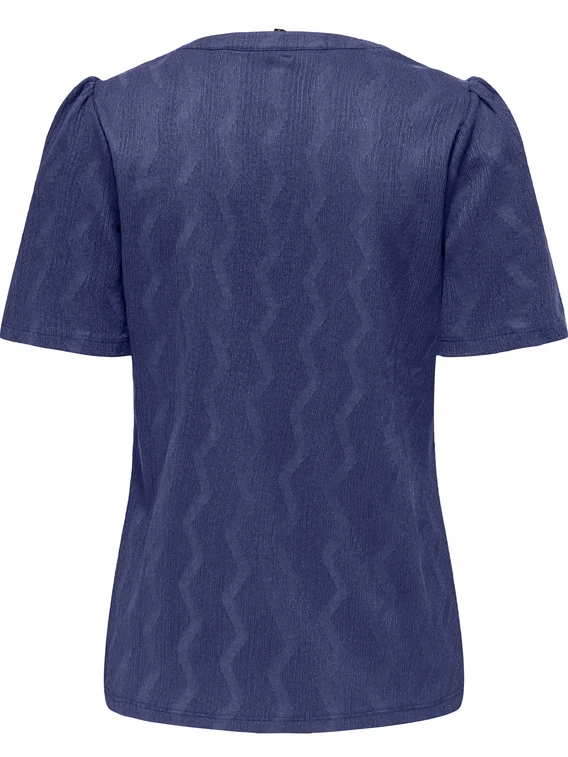 Only ONLDIA S/S V-NECK PLEAT TOP CS JRS 15333479