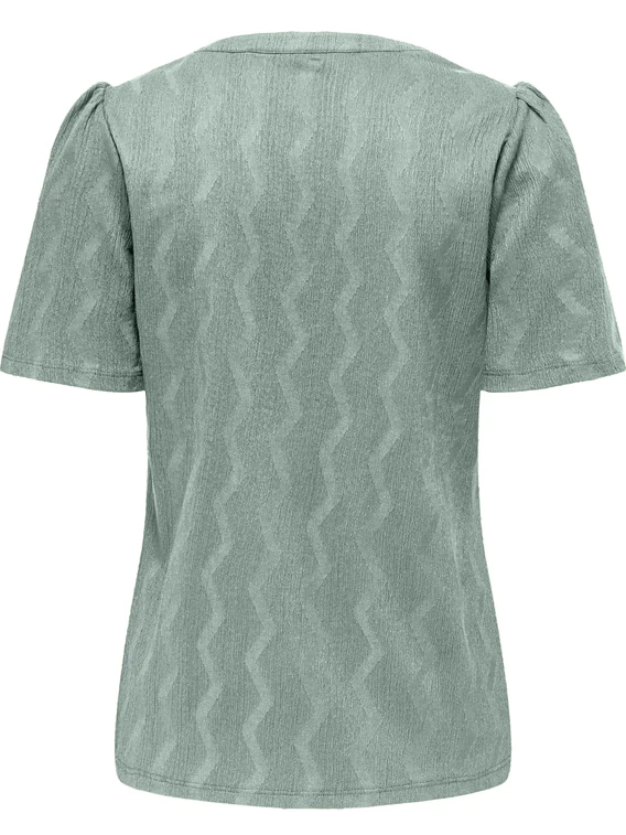 Only ONLDIA S/S V-NECK PLEAT TOP CS JRS 15333479