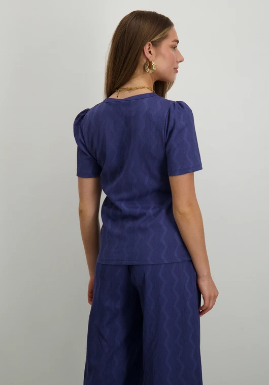 Only ONLDIA S/S V-NECK PLEAT TOP CS JRS 15333479