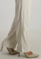 Only ONLDOLA HW PINSTR LINEN BL STR PANT 15318497