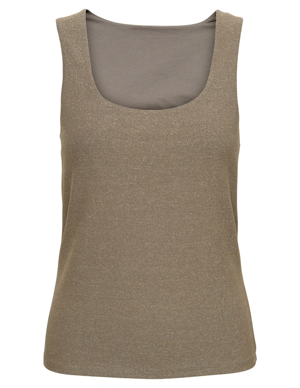 Only ONLEA GLITTER S/L 2-WAYS TOP JRS NO 15356494