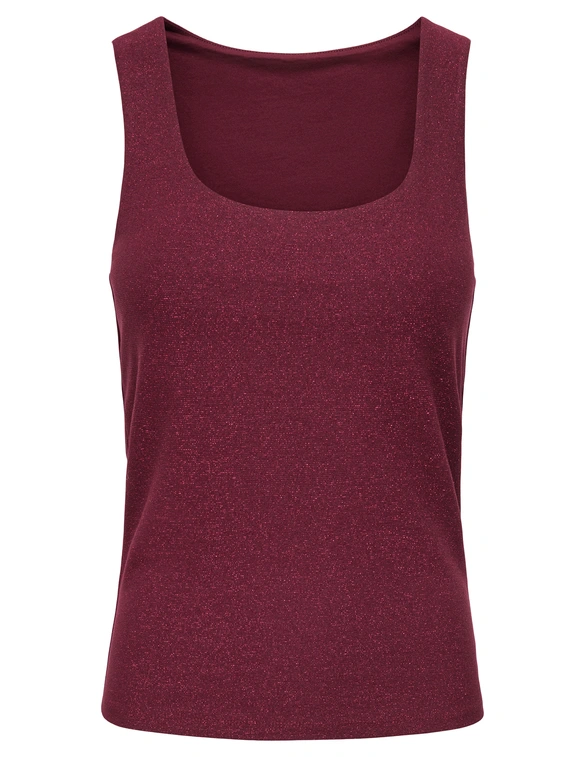 Only ONLEA GLITTER S/L 2-WAYS TOP JRS NO 15356494