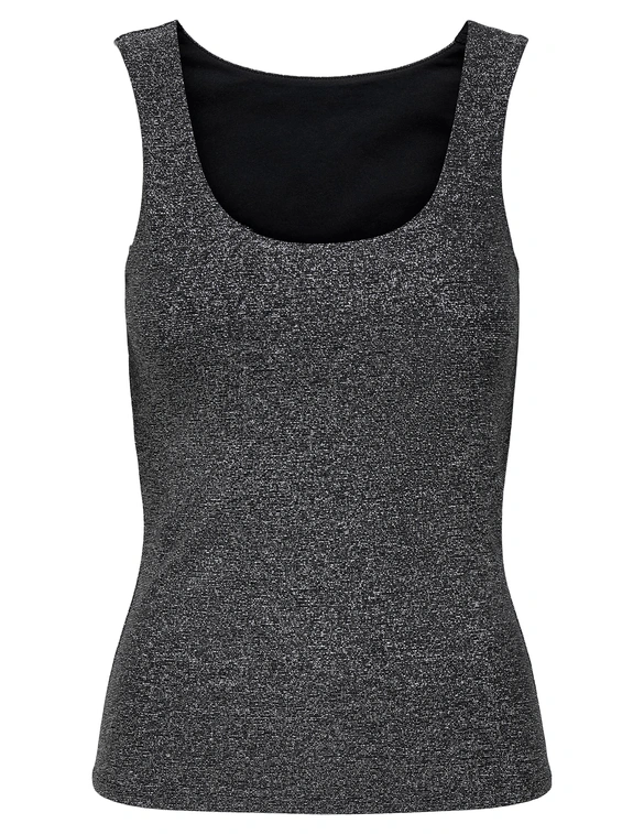 Only ONLEA GLITTER S/L 2-WAYS TOP JRS NO 15356494