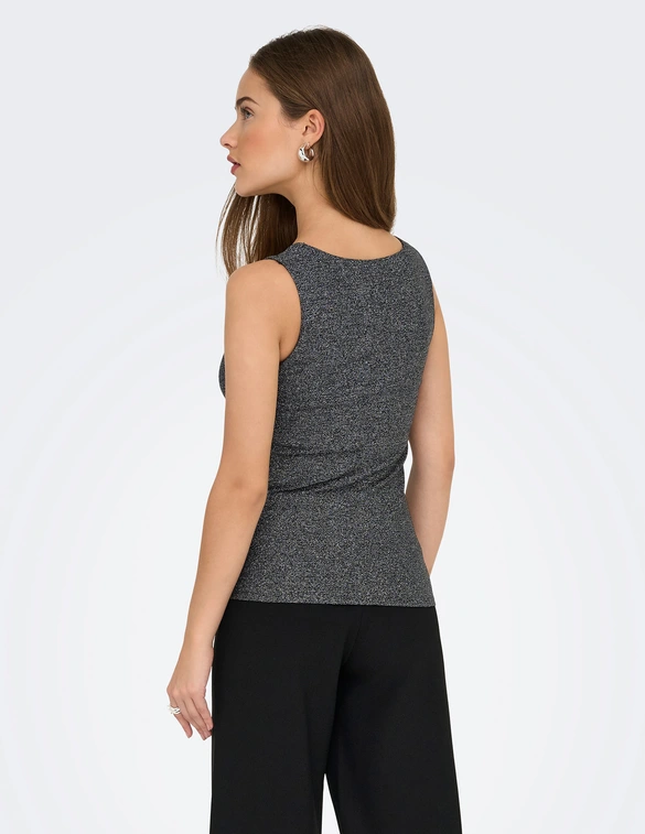 Only ONLEA GLITTER S/L 2-WAYS TOP JRS NO 15356494