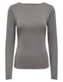 Only ONLEA L/S 2-WAY DEEP NECK TOP JRS N 15302647