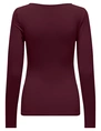 Only ONLEA L/S 2-WAY DEEP NECK TOP JRS N 15302647
