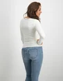 Only ONLEA L/S 2-WAY DEEP NECK TOP JRS N 15302647