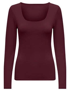 Only ONLEA L/S 2-WAY DEEP NECK TOP JRS N 15302647