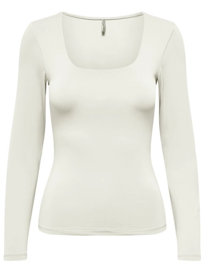 Only ONLEA L/S 2-WAY DEEP NECK TOP JRS N 15302647