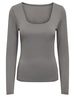 Only ONLEA L/S 2-WAY DEEP NECK TOP JRS N 15302647