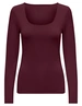 Only ONLEA L/S 2-WAY DEEP NECK TOP JRS N 15302647