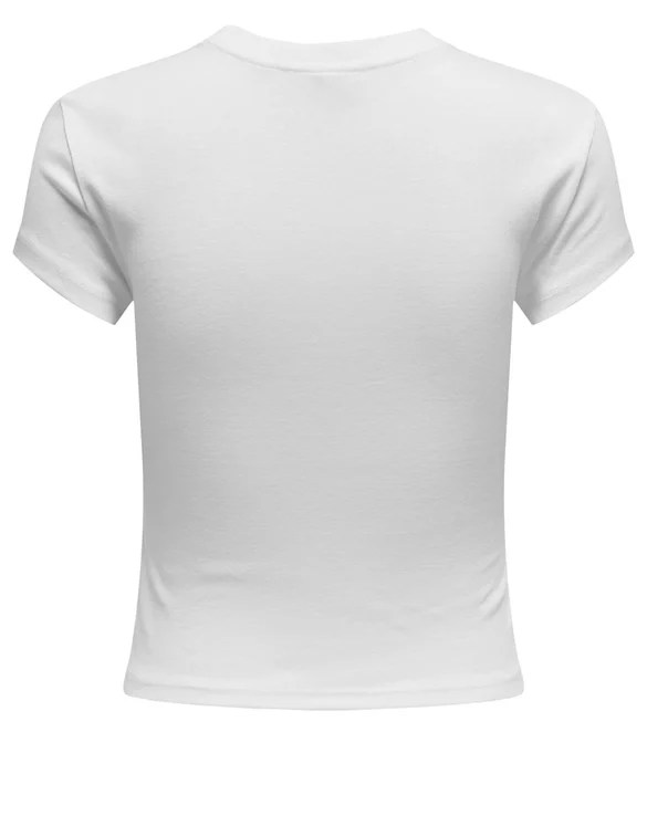 Only ONLELINA S/S O-NECK SHORT TOP JRS N 15320229
