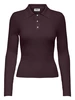 Only ONLELISA L/S RIB POLO RP KNT 15355354