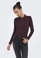 Only ONLELISA L/S RIB POLO RP KNT 15355354