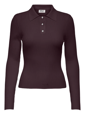 Only ONLELISA L/S RIB POLO RP KNT 15355354