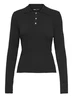 Only ONLELISA L/S RIB POLO RP KNT 15355354