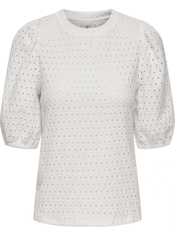 Only ONLELISA S/S O-NECK TOP BOX JRS 15346853