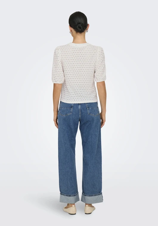 Only ONLELISA S/S O-NECK TOP BOX JRS 15346853