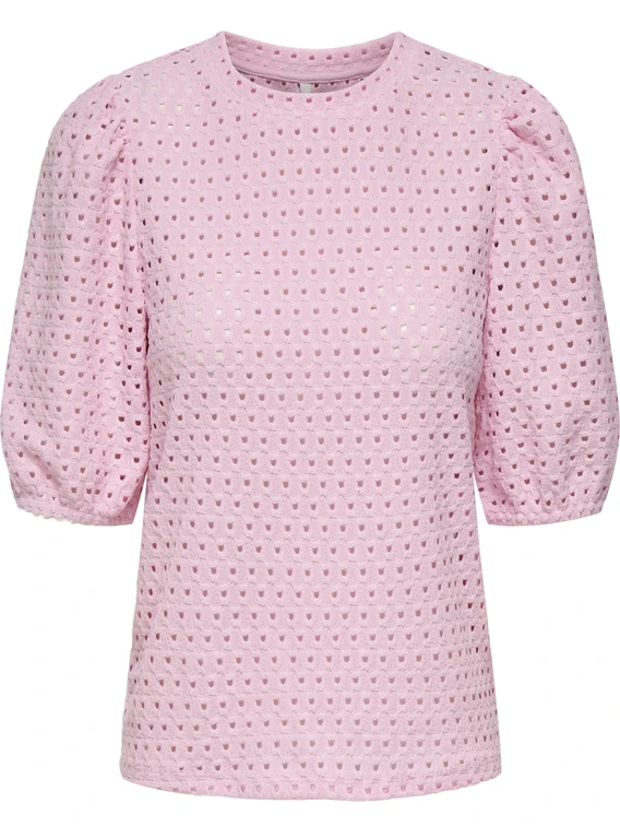 Only ONLELISA S/S O-NECK TOP BOX JRS 15346853