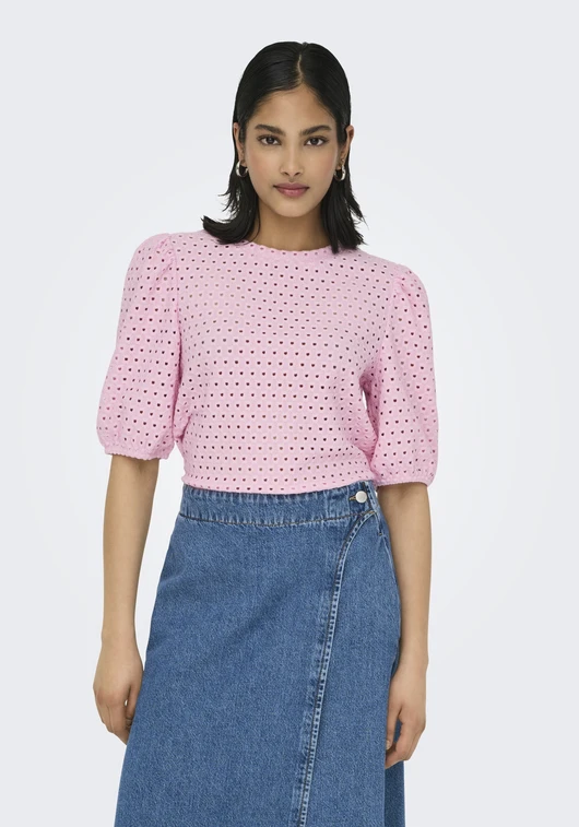 Only ONLELISA S/S O-NECK TOP BOX JRS 15346853
