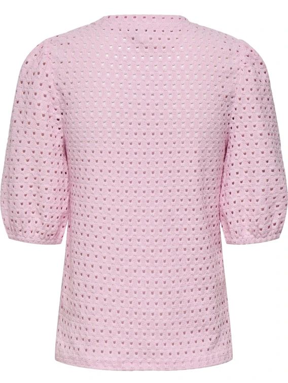 Only ONLELISA S/S O-NECK TOP BOX JRS 15346853