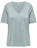 Only ONLELISE S/S V-NECK TOP JRS 15257390