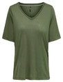 Only ONLELISE S/S V-NECK TOP JRS 15257390