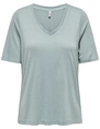 Only ONLELISE S/S V-NECK TOP JRS 15257390
