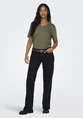 Only ONLELISE S/S V-NECK TOP JRS 15257390