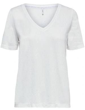 Only ONLELISE S/S V-NECK TOP JRS 15257390