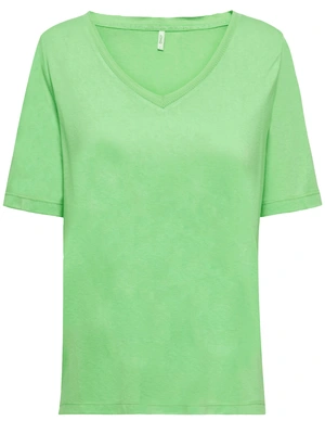 Only ONLELISE S/S V-NECK TOP JRS 15257390