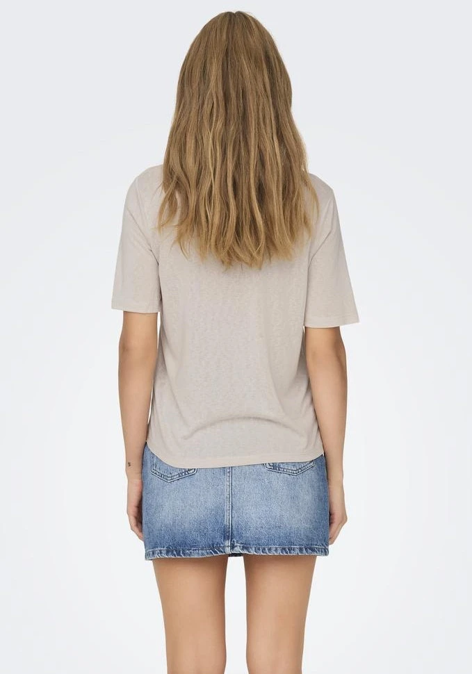 Only ONLELISE S/S V-NECK TOP JRS 15257390