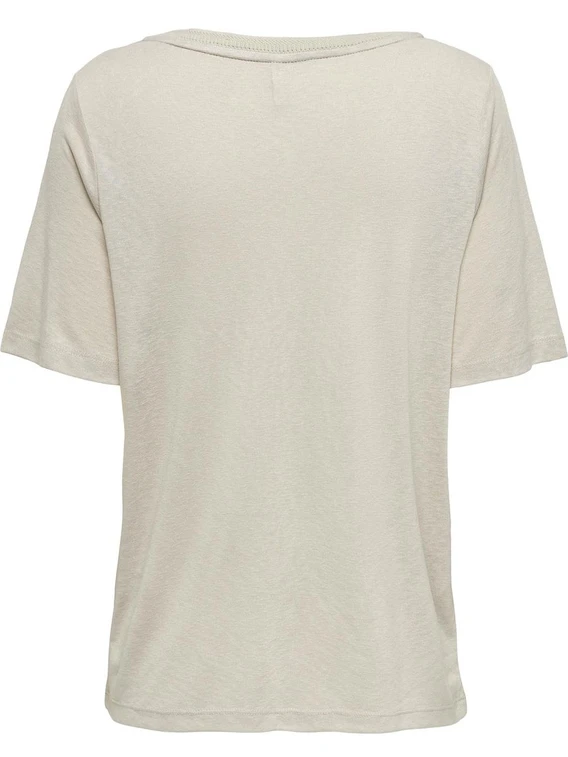 Only ONLELISE S/S V-NECK TOP JRS 15257390
