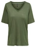 Only ONLELISE S/S V-NECK TOP JRS 15257390