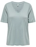 Only ONLELISE S/S V-NECK TOP JRS 15257390