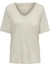 Only ONLELISE S/S V-NECK TOP JRS 15257390