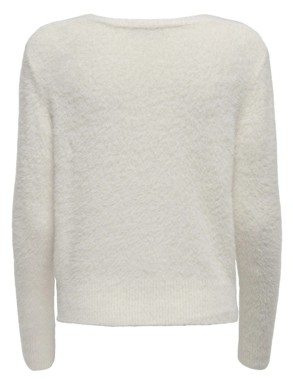 Only ONLELLA PIUMO LS V-NECK CC KNT 15259562