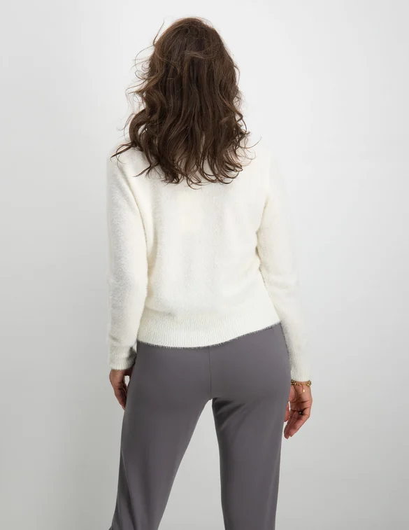 Only ONLELLA PIUMO LS V-NECK CC KNT 15259562