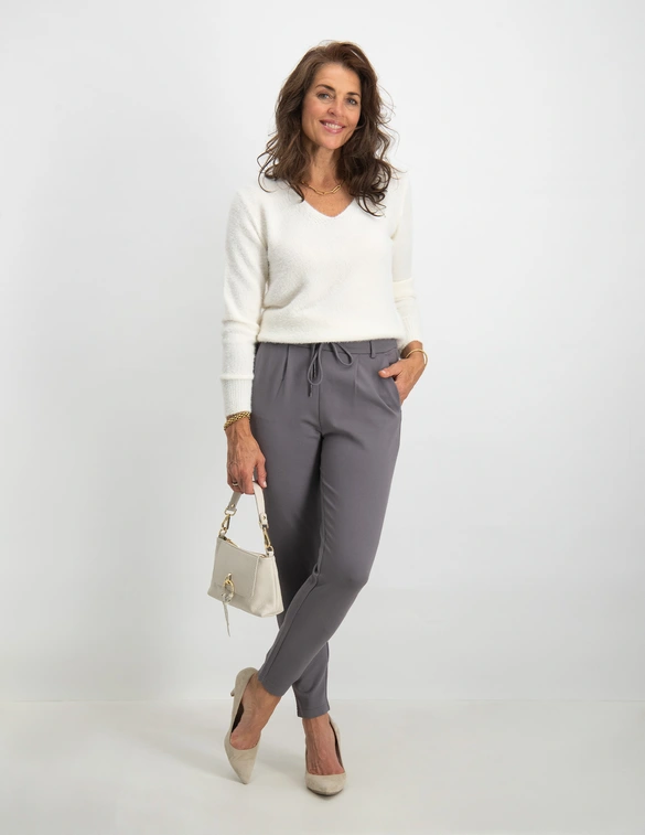 Only ONLELLA PIUMO LS V-NECK CC KNT 15259562
