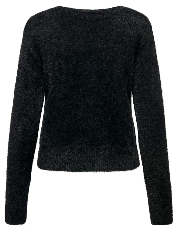 Only ONLELLA PIUMO LS V-NECK KNT NCA 15259562