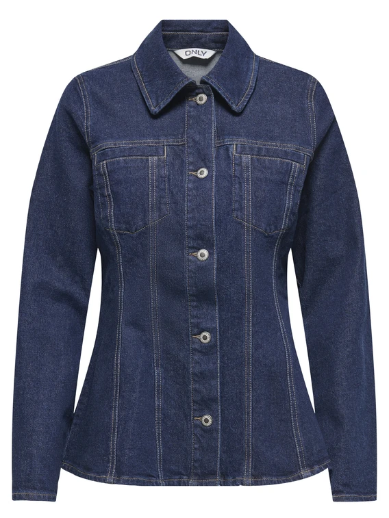 Only ONLELLE L/S FITTED DNM JACKET GUA 15355061