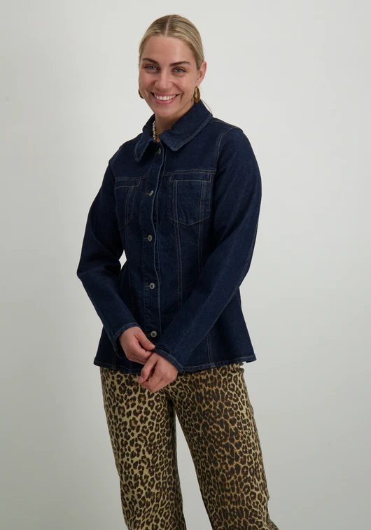 Only ONLELLE L/S FITTED DNM JACKET GUA 15355061