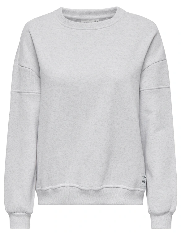 Only ONLELLIOT L/S O-NECK ZIP SWT 15337144