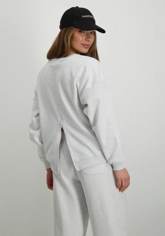 Only ONLELLIOT L/S O-NECK ZIP SWT 15337144