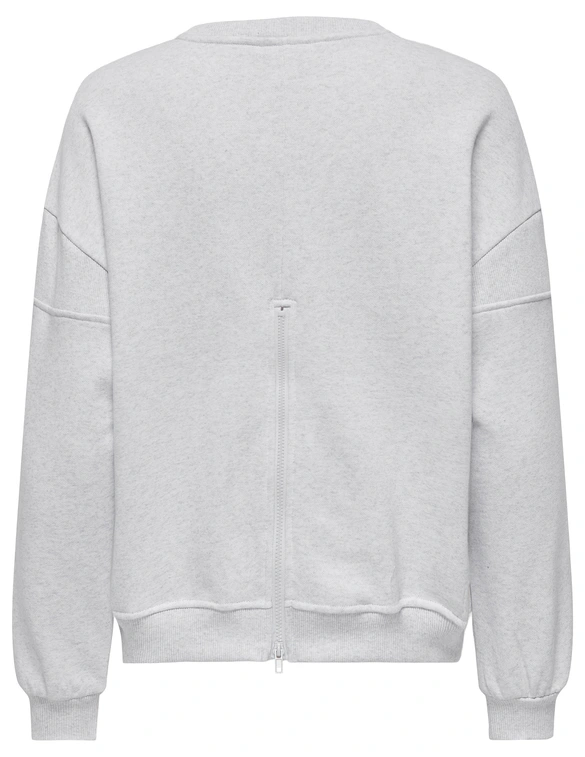 Only ONLELLIOT L/S O-NECK ZIP SWT 15337144