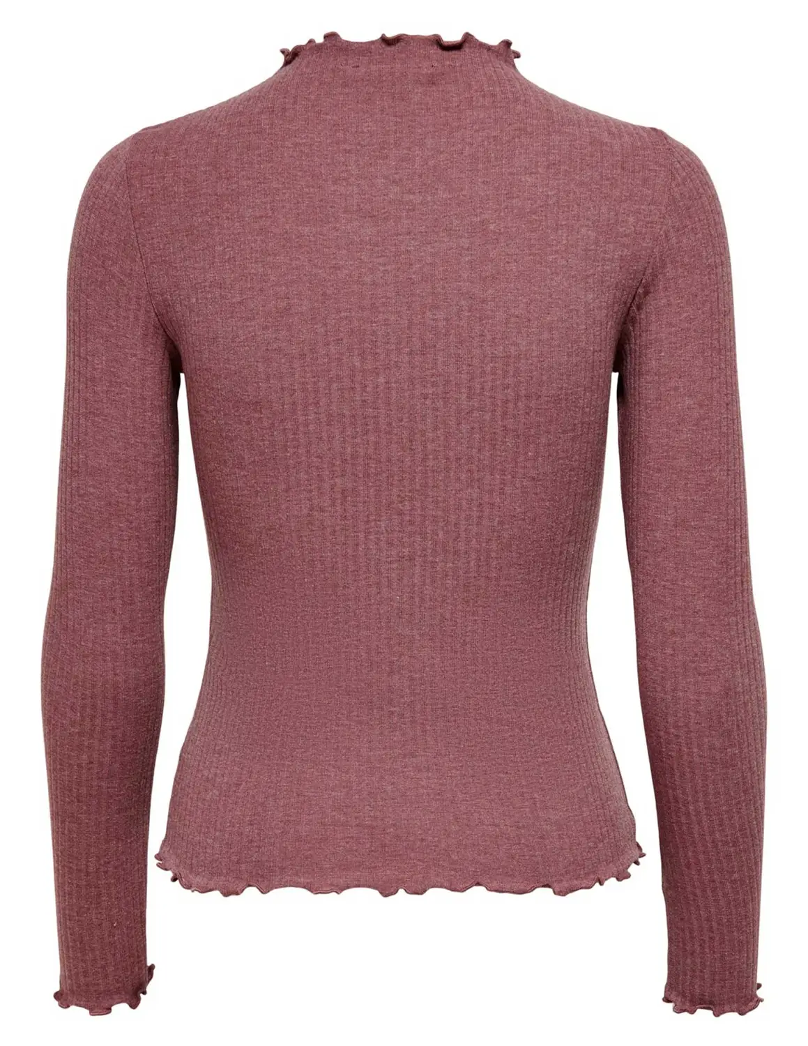 JRS 15180040 bij HIGH kopen The Only L/S NECK ONLEMMA TOP NOOS donker roze Stone