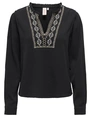 Only ONLEMMA LS DETAIL V-NECK TOP WVN CS 15334116