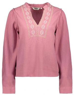 Only ONLEMMA LS DETAIL V-NECK TOP WVN CS 15334116