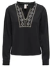 Only ONLEMMA LS DETAIL V-NECK TOP WVN CS 15334116