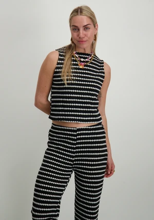 Only ONLEVA S/L SHORT STRIPE VEST CS JRS 15348624